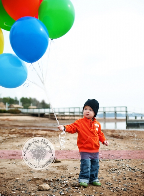 balloon beach pictures, birthday photos