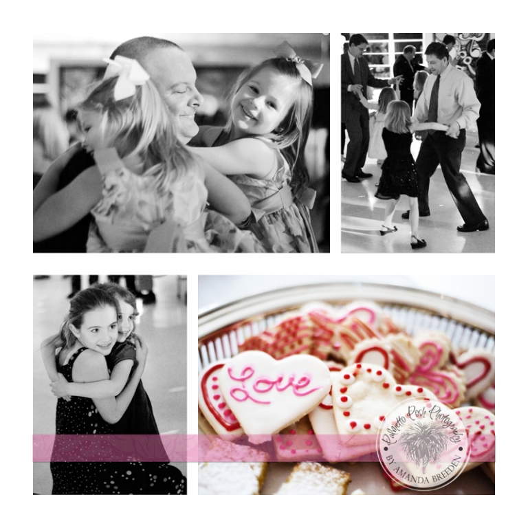 father daughter dance, sweetheart dance, valentines cookies, valentines dance