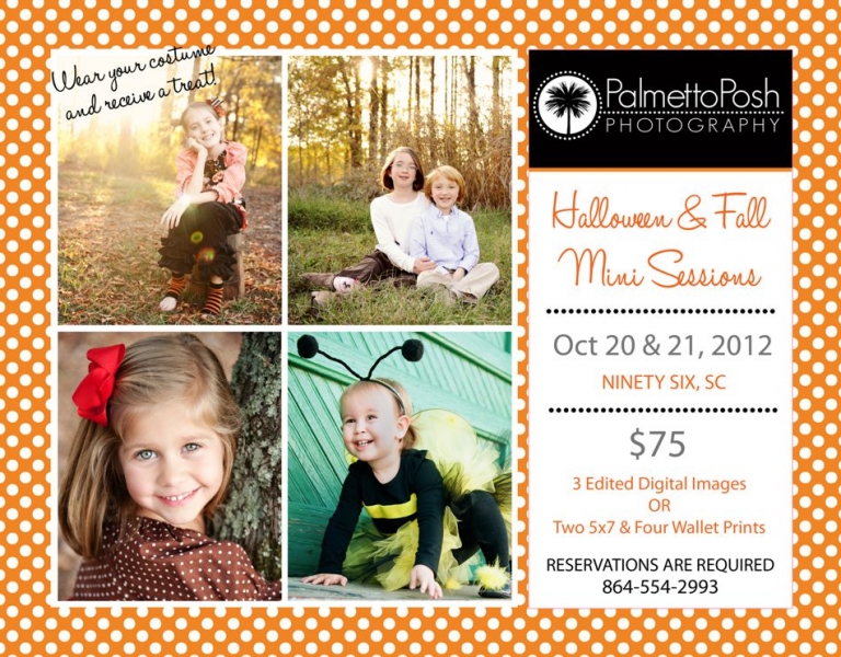 halloween mini sessions