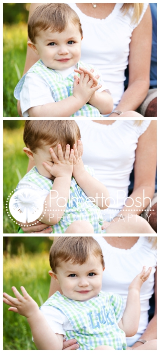 boy playing peek a boo