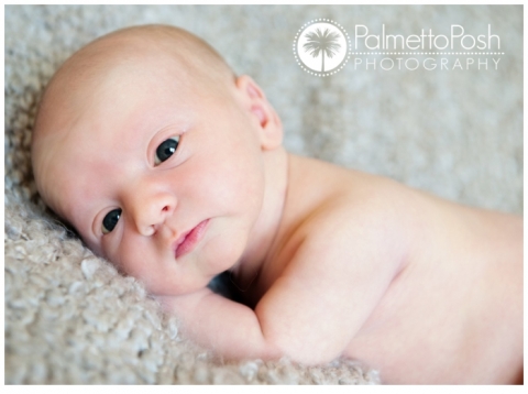 baby looking at camera