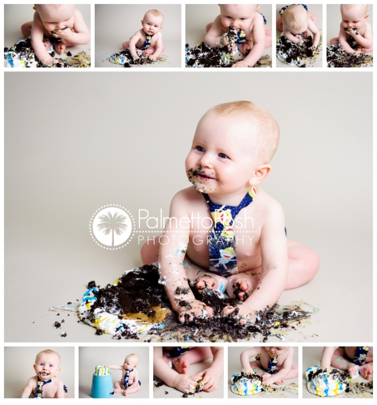 1 year old cake smash greenwood sc photographer